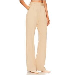 Lovers and Friends Beige Semi Pleated Trouser